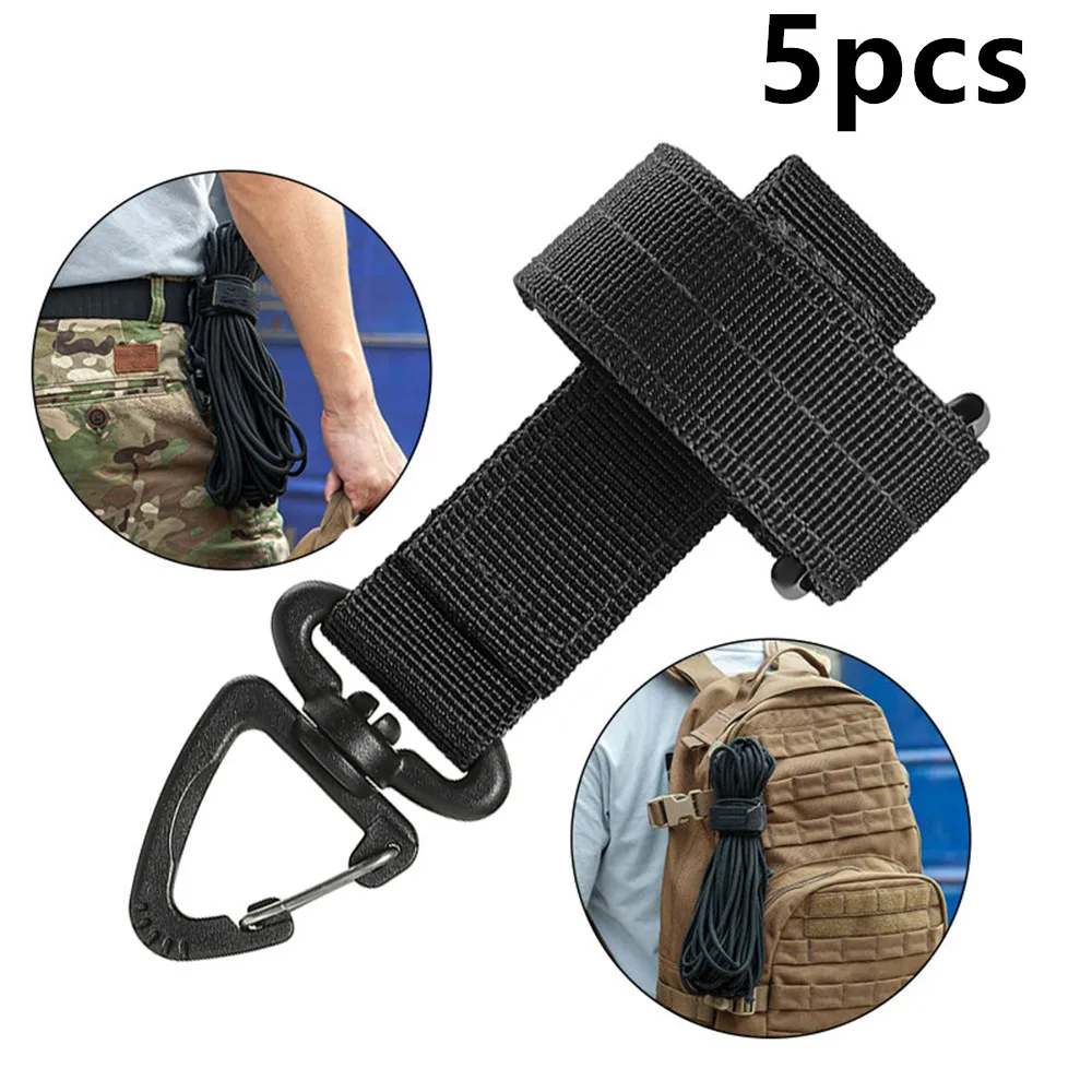 

1/2/5pcs Multifunctional nylon glove hook safety clip outdoor tactical gloves climbing rope anti-lost camping buckle
