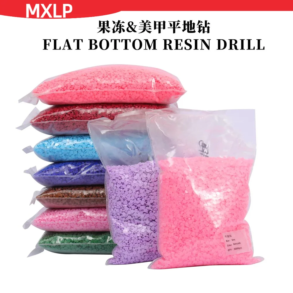 Стразы из смолы с плоской задней частью для DIY ювелирных изделий дизайна ногтей