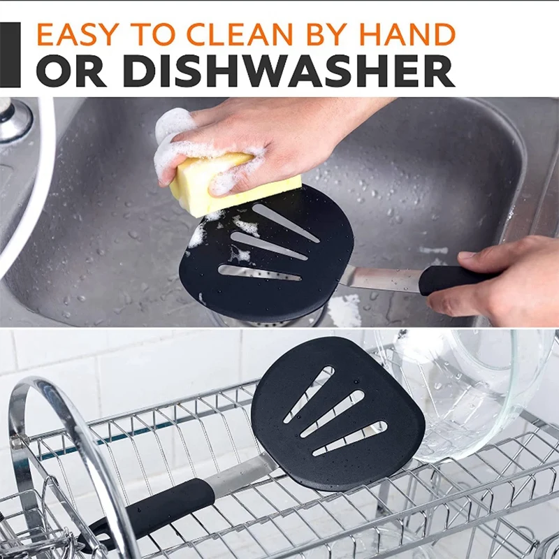 Акция! Шпатель с силиконовой ручкой шпатель для слива стейка используемый блинов