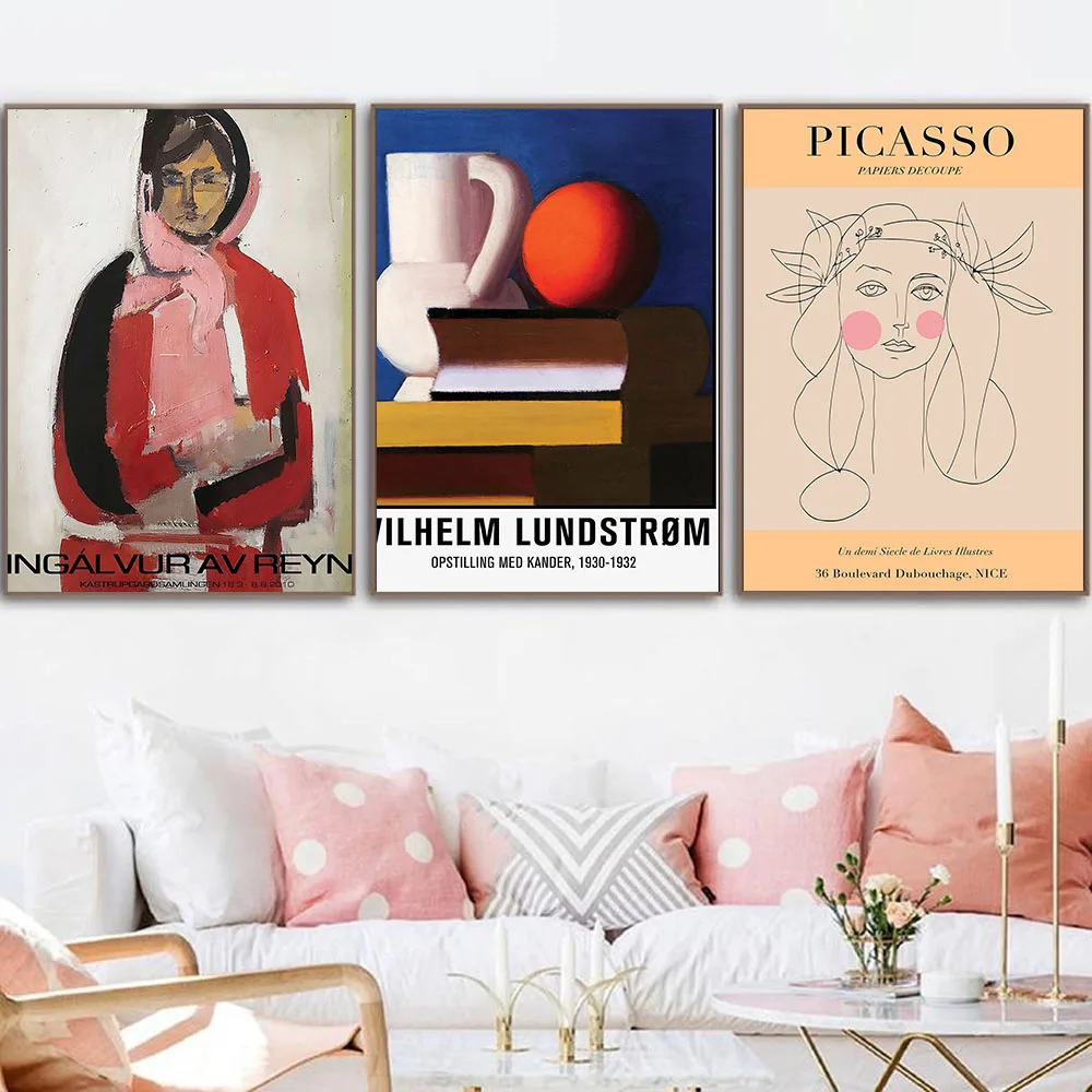 Абстрактный постер классического художника для дайвинга выставки цветов печати