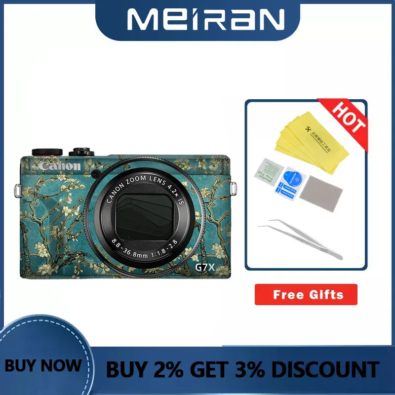 

Обложка для корпуса камеры Canon EOS G7X3, наклейка для камеры, наклейка, защита от царапин, покрытие, Обложка, чехол