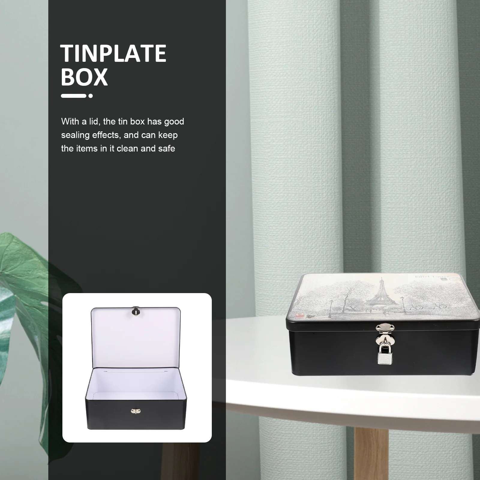 Коробка для хранения с замком копилка свадебный подарок органайзер ювелирных