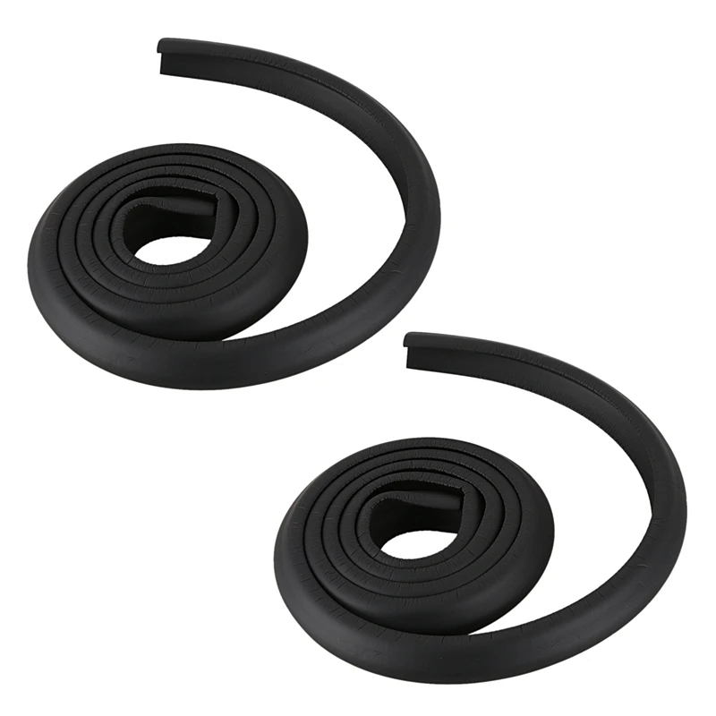 

2Pcs 2M Children Protection Table Guard Strip Baby Safety Products (Black )