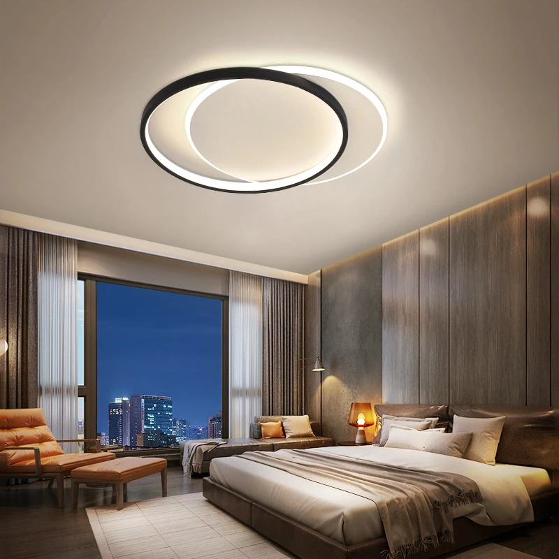 Современная потолочная светодиодная люстра с дистанционным управлением