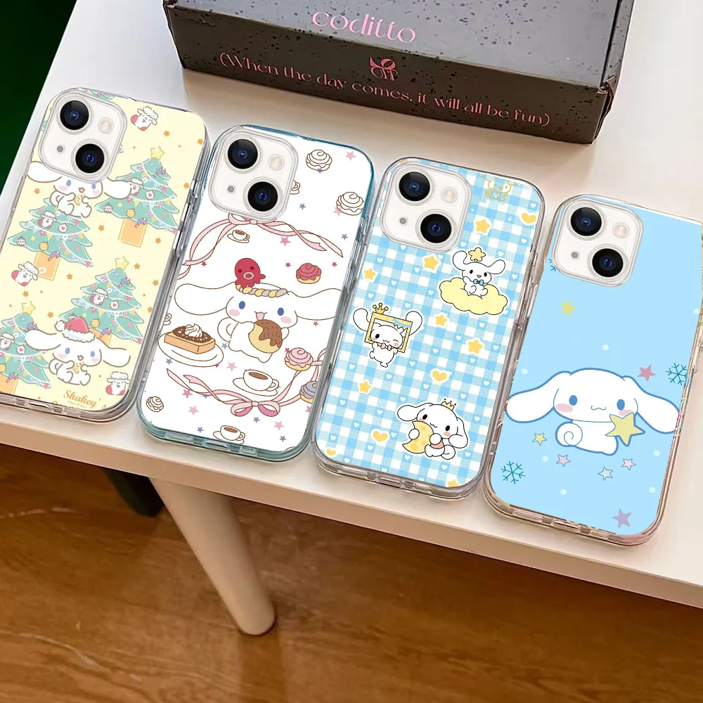 Прозрачный силиконовый чехол WBA-33 Sanrio-Cinnamoroll для LG K9 10 11 12 22 30 40 41 50 51 61 62 Plus Prime Max