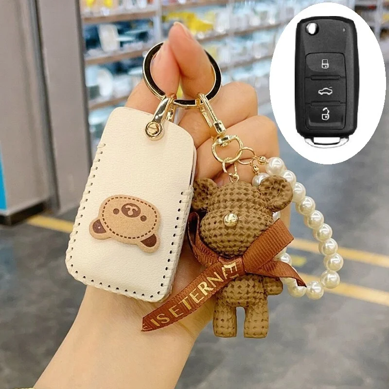 

Чехол для автомобильного ключа VW Gti 7 Polo Golf 7 5 6 Mk6 7 Gtd Mk7 Mk4 Mk5 Skoda Fabia Octavia Seat Ibiza Leon