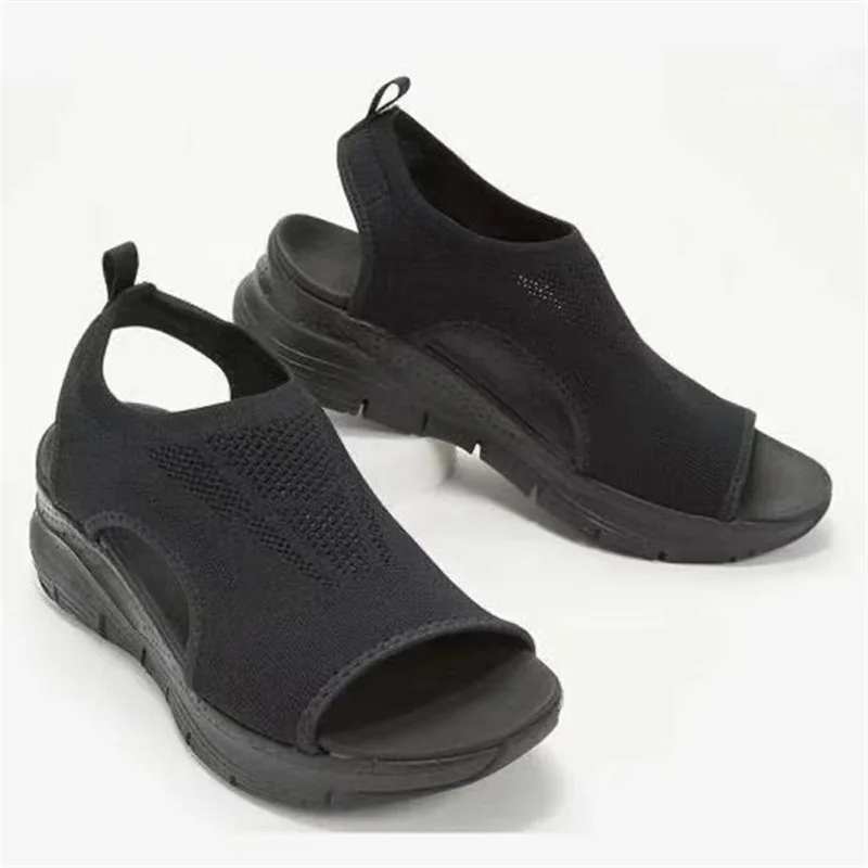 

Women Shoes Fashion Platform Sandals Woman Summer 2022 High Heels Thick Sole Straps Shoe Luxury Women's