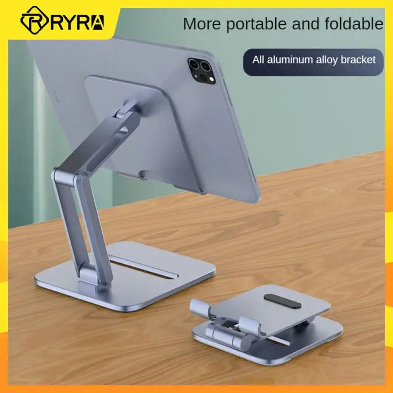 

Aluminum Alloy Foldable Mobile Phone Tablet Stand Desktop Universal Support Lazy Smartphone Holder For Cell Phone Tablet