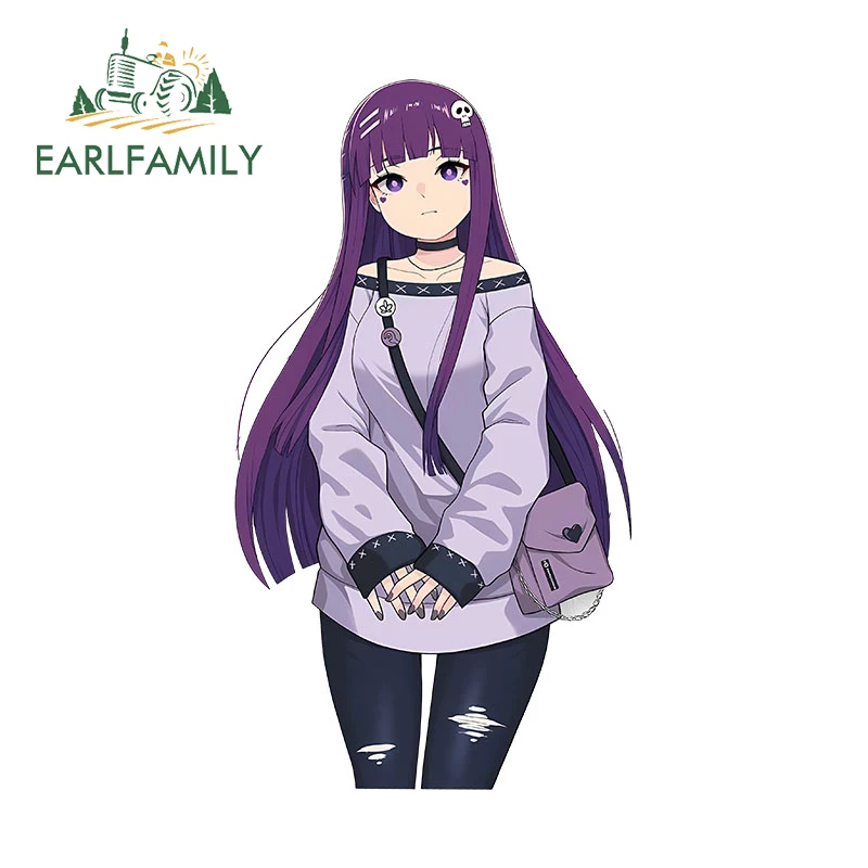 

EARLFAMILY 13 см для холодильника, автомобильные наклейки, солнцезащитные виниловые наклейки, защита от царапин для ноутбука, простой протектор для двери автомобиля