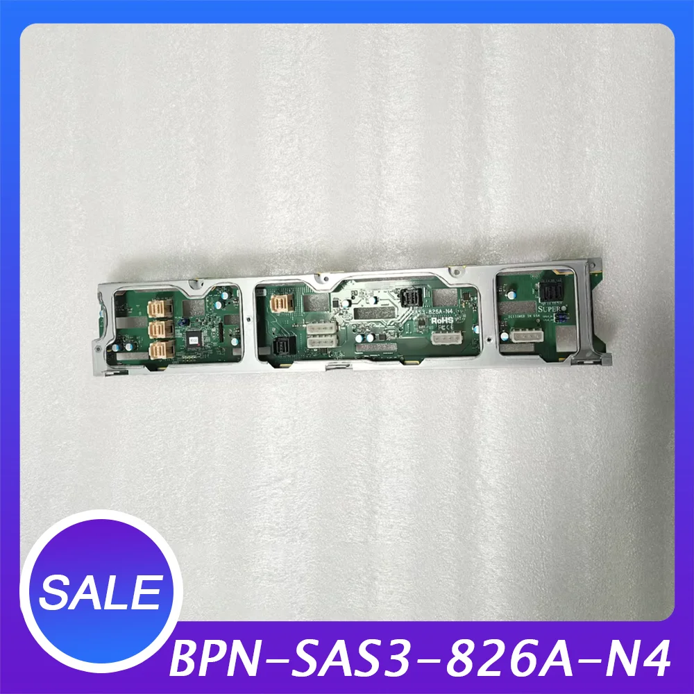 Фото 12-дисковая задняя панель для жестких дисков поддерживает 4 NVMe или 12 SATA BPN-SAS3-826A-N4 №2