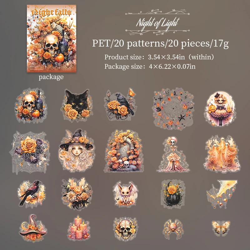 

Винтажные наклейки для журнала Yoofun 20 шт