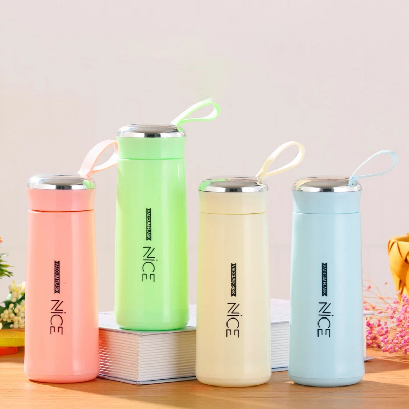 

Promotional sale Double layer insulation design can be customized LOGO outdoor travel vacuum flask thermos
