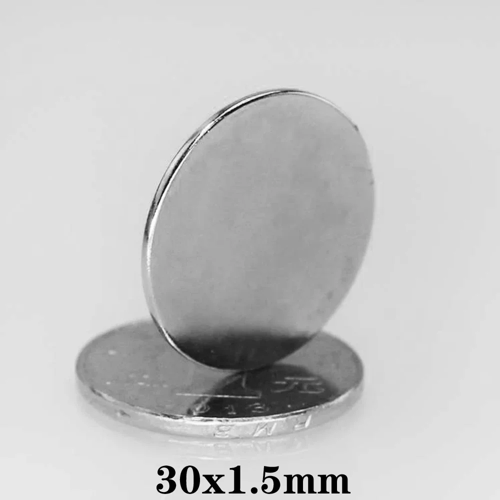 

Дисковые магниты 30x1,5 мм