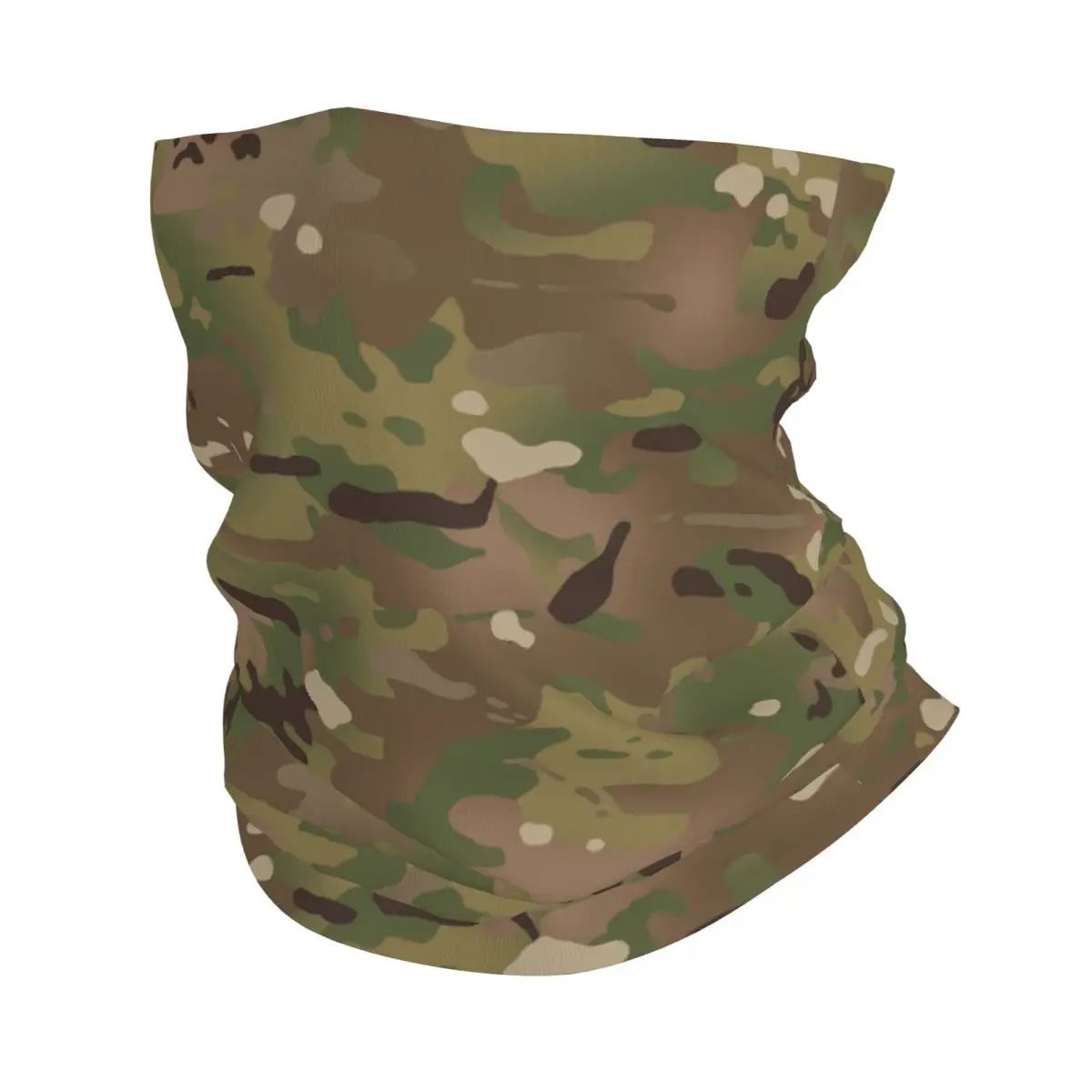 

Military Camo Camouflage Army Bandana Neck Gaiter for Ski Camping Women Men Wrap Scarf Headband Warmer