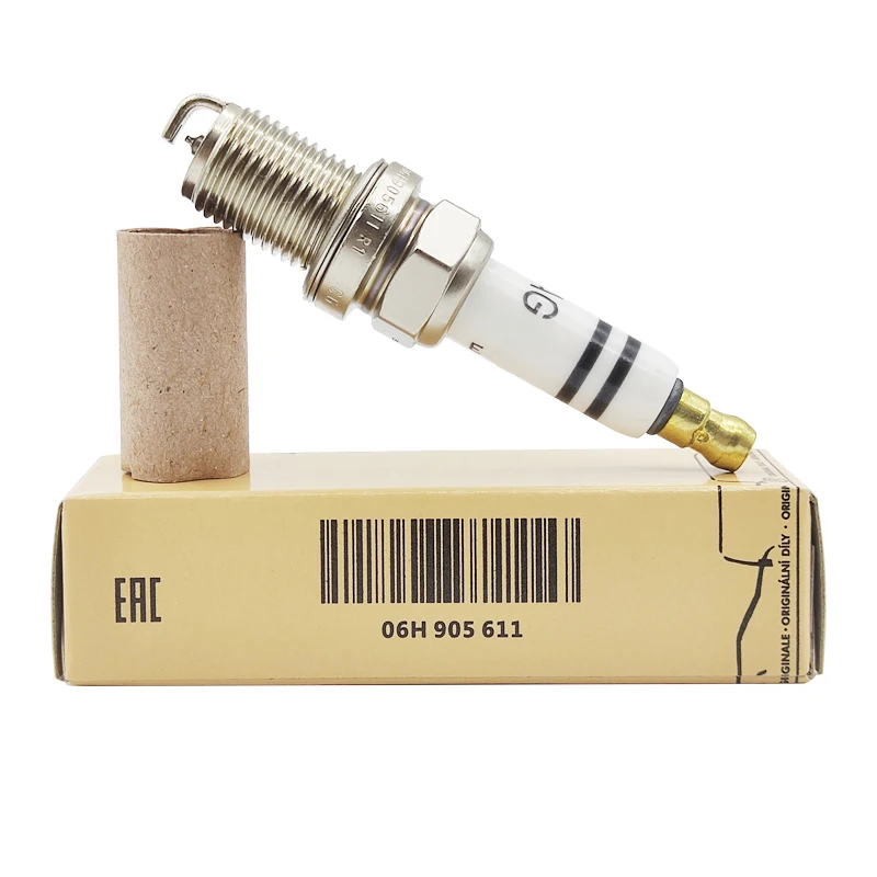 Иридиевая Свеча зажигания 06H905611 для Audi A4 A5 1.8L 2.2L TFSI TT VW Passat CC Golf Tiguan 06H 905 621, 4 шт.