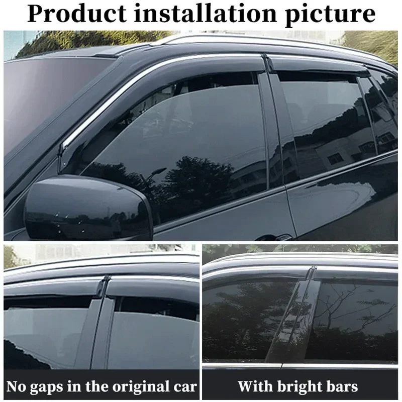 Car Accessories FOR Volkswagen VW Golf 7 MK7 Wagon Window Trim Shelters Vent Shades Sun Rain Guard Deflector Cover Shield