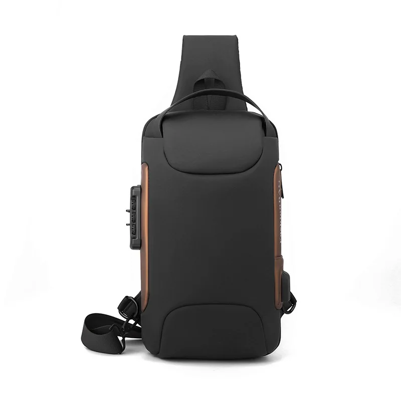 Xiaomi Men Fashion Multifunction Shoulder Bag Crossbody Bag on Shoulder Travel Sling Bag Pack Messenger Pack Chest Bag for Male images - 6
