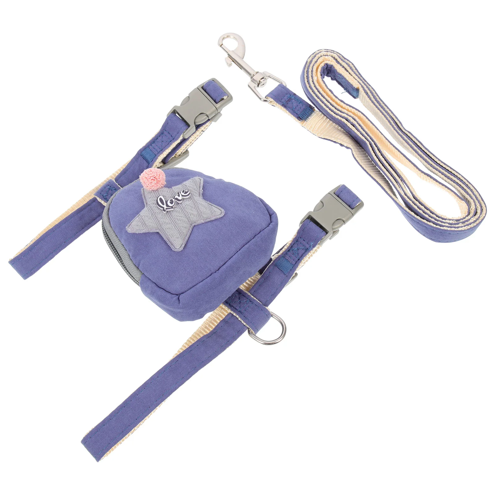 

Cat Leash Harness Backpack Dog Pet Outdoor Kittenwalking Rope Printing Adjustable Carrier Saddle Bagsvest Self Rucksack Sling
