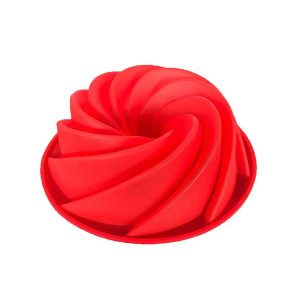 Новинка большая круглая силиконовая форма для выпечки торта хлеба многоразовая