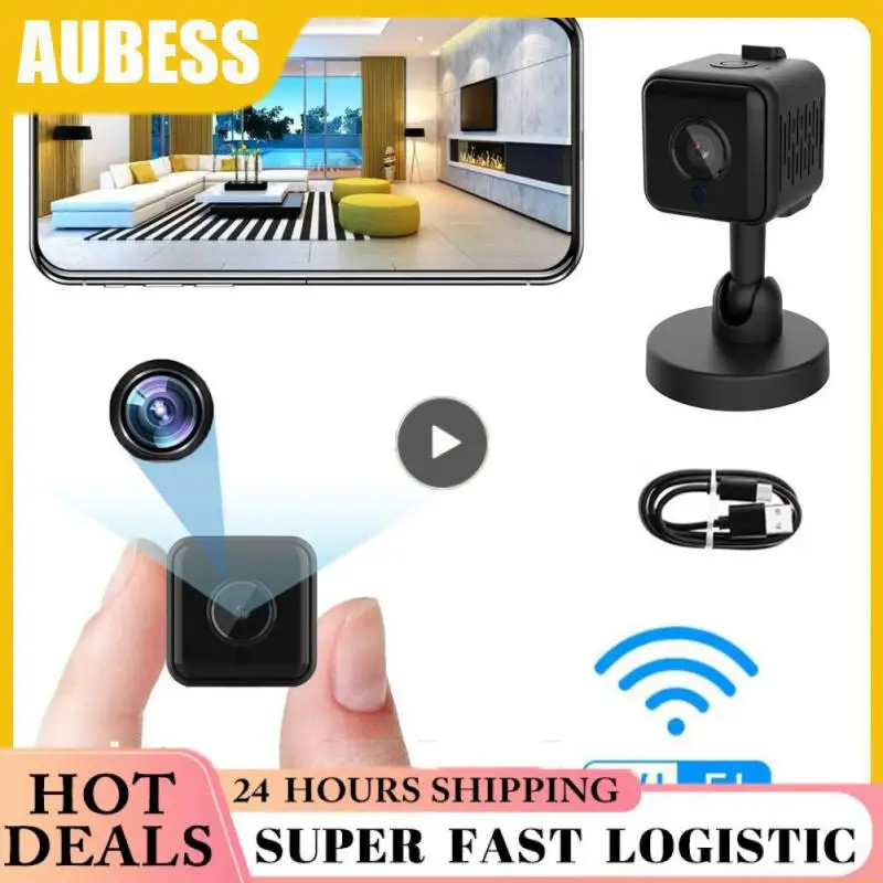 

Portable Infrared Camera Night 1080p Surveillance Motion Detection 360 Degrees Rotated Mini Wifi Ip Camera