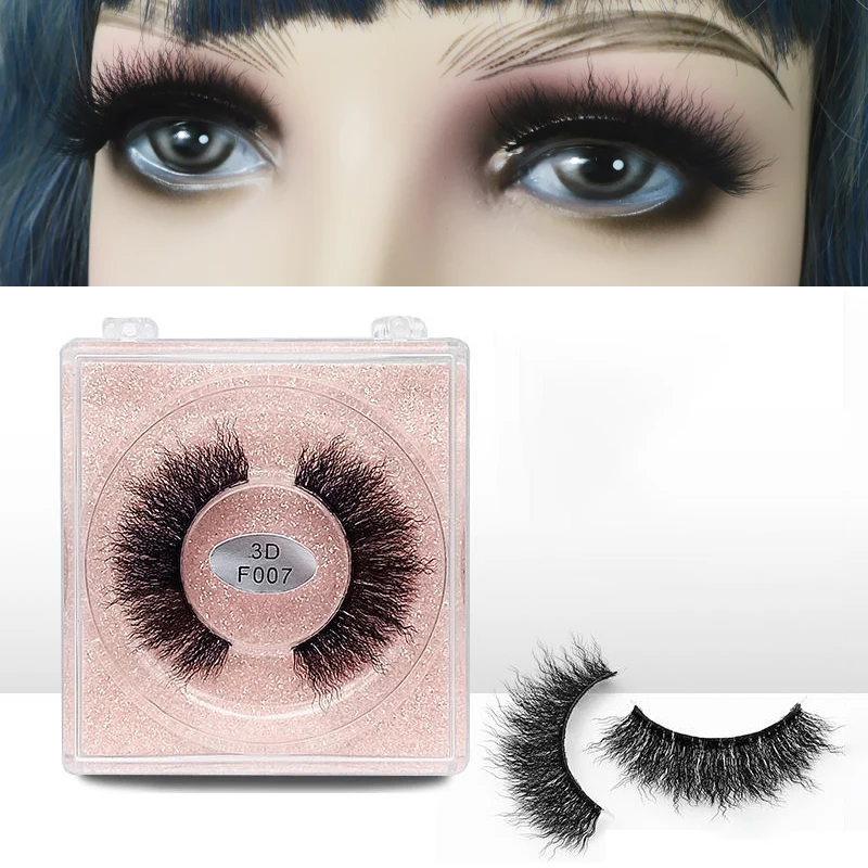 

Wavy eyelashes 3D Faux Mink Eyelashes Natural Look Eyelash Wispies Soft Long Eyelash Extension For Makeup Eye Lashes Behes F002