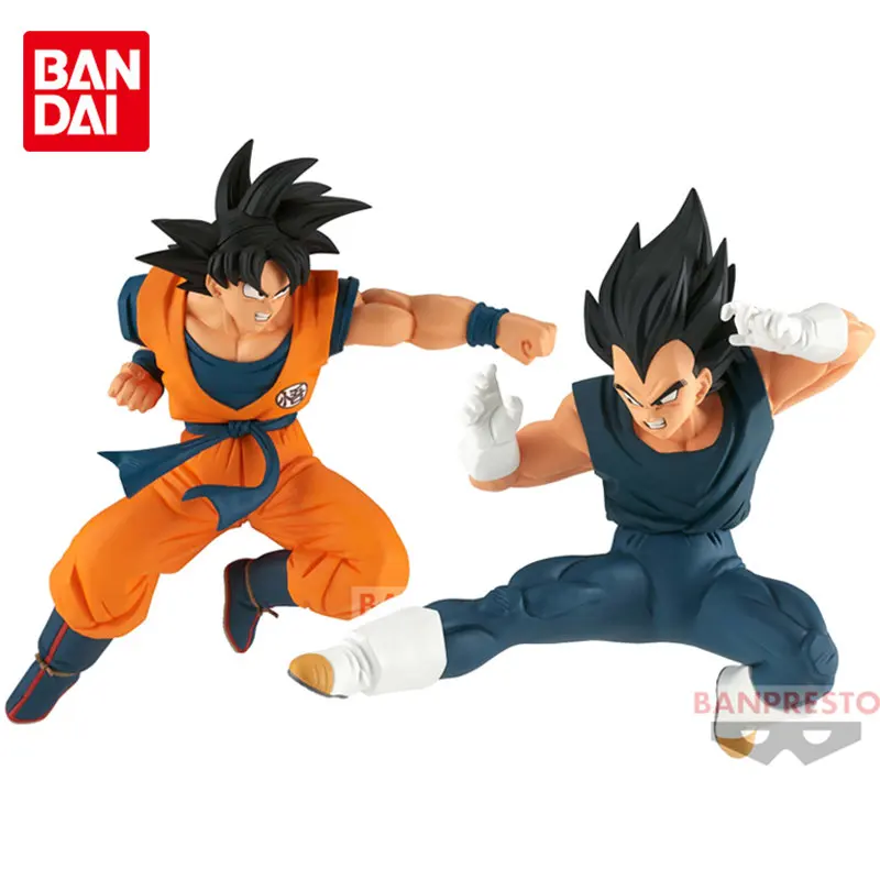 

Bandai Original BANPRESTO Dragon Ball Super Hero MATCH MAKERS Son Goku Vegeta IV Anime Action Figures Collectible Model Toys