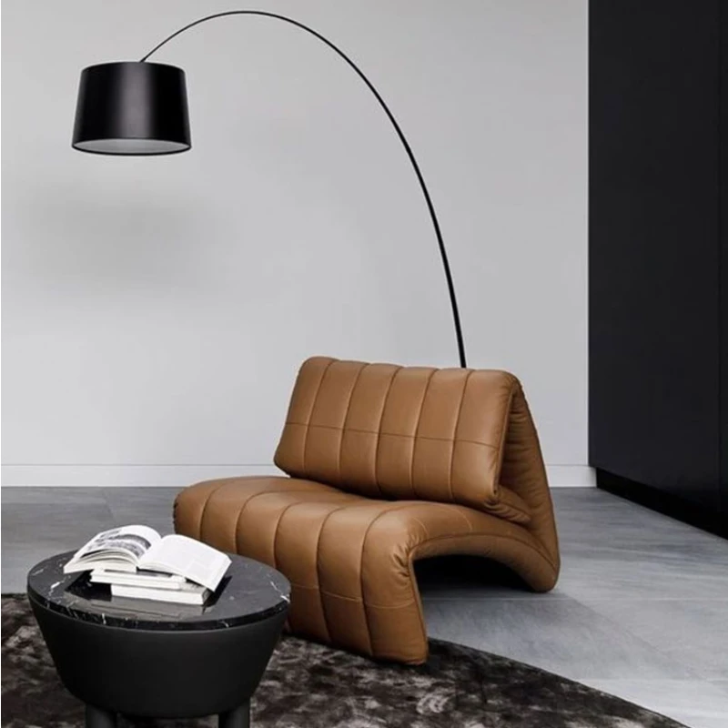 

Single Sofa Designer Multi-Functional Lunch Break Folding Chair Creative Leisure Lazy Recliner