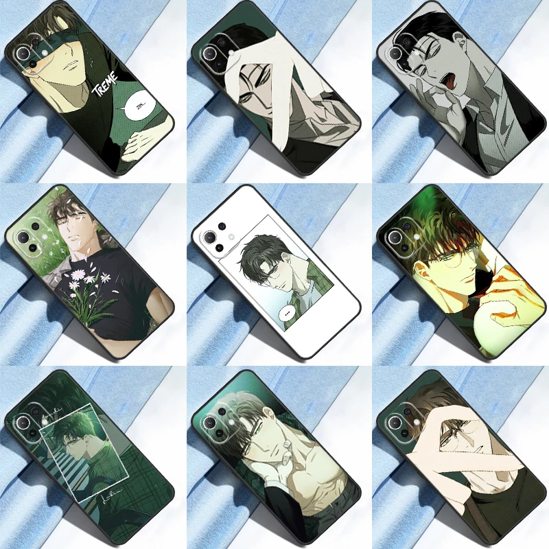 Чехол для Xiaomi 11T 12T Pro 12X13 Lite, с рисунком под зеленым светом, для POCO F5 Pro F3 F4 X4 GT M5s M4 X3 X5 Pro