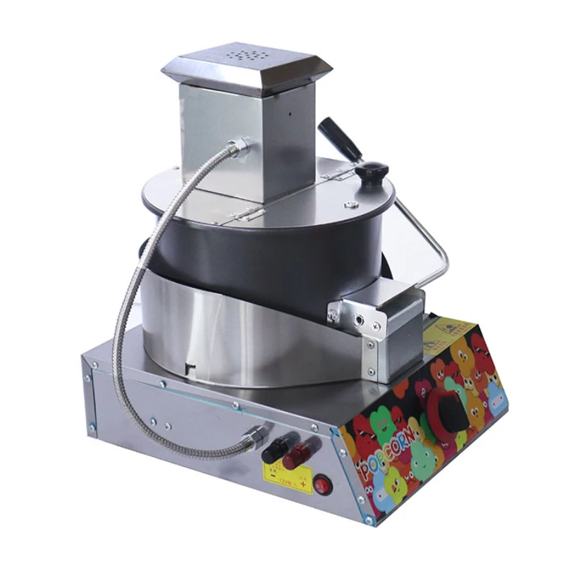 

mini size snack equipment electric and gas sweet popcorn maker making machine