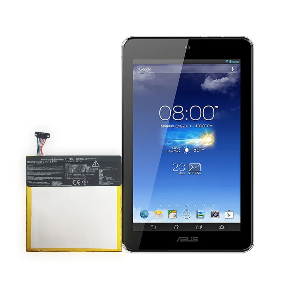 C11P1304 Сменный аккумулятор для планшета Asus MEMO PAD HD 7 ME173X K00B K00U 3910 мАч литиевый