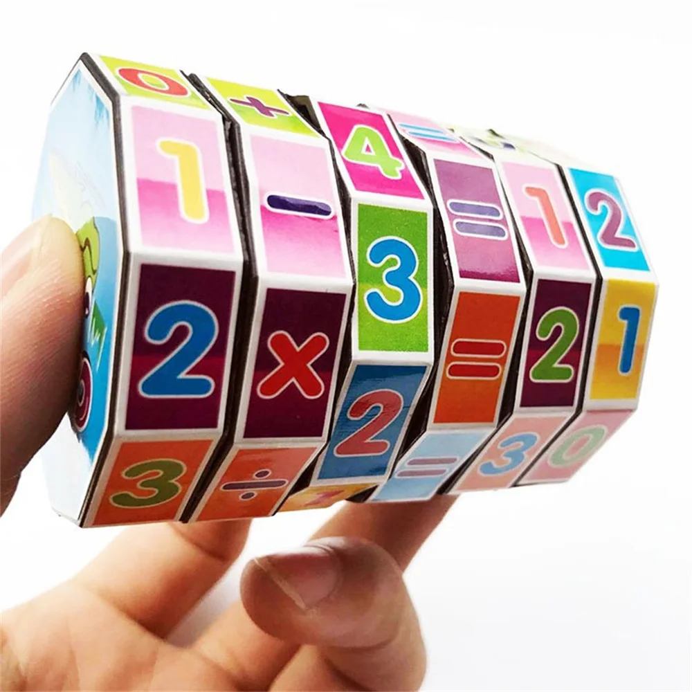 

Cylindrical arithmetic figure magic cube children's intelligent toy mathematics enlightenment early childhood education birthday