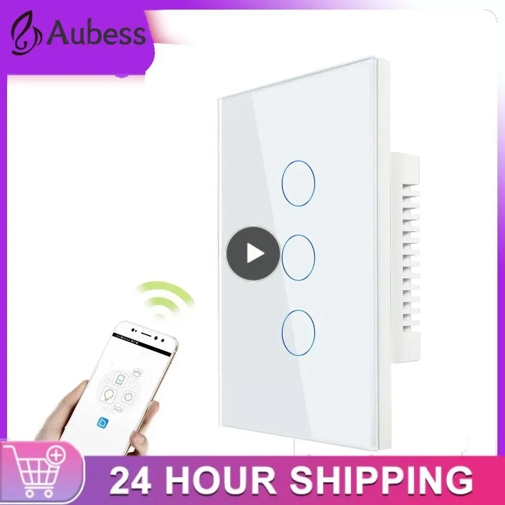

2000w Night Light Navigation Switch Easy To Clean Bluetooth Remote Control Moisture Resistance Smart Touch Switch Wireless Trend