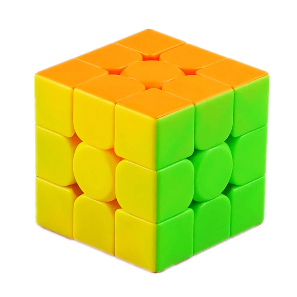 Moyu Cubing школьный скоростной куб Meilong 3/3C 3x3 волшебный без наклеек 3-слойный