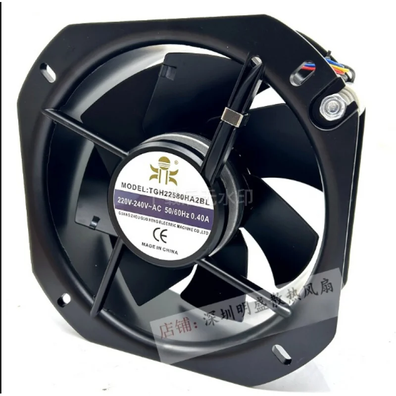 Фото Вентилятор металлический для шкафа C FOR 1PCS TGH22580HA2BL AC220V-240V 0.4A, 22580, 22 см №3