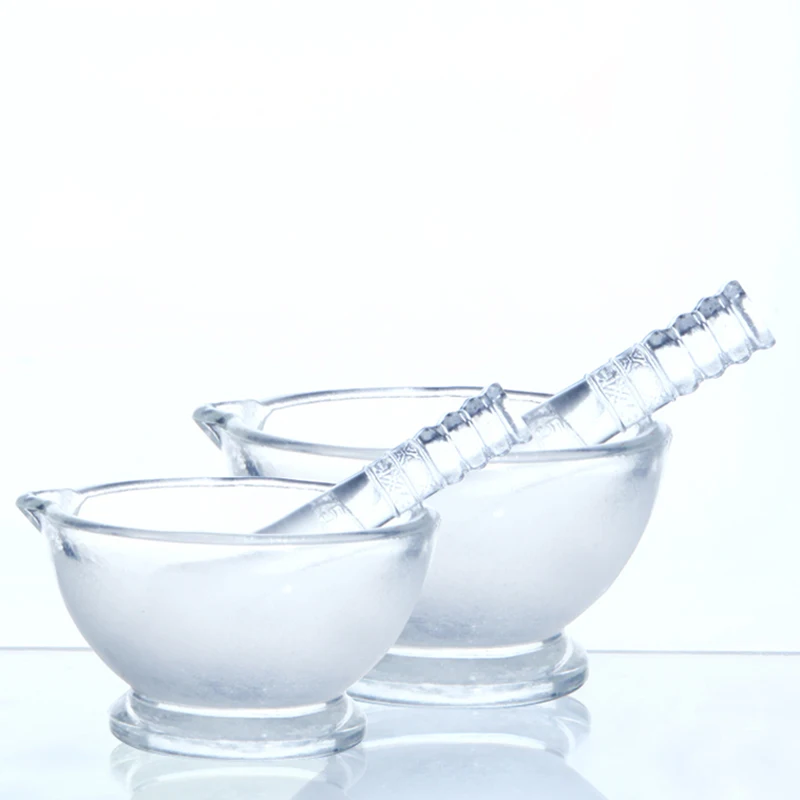 1pcs Glass mortar and pestle  Lab Diameter 60mm to 180mm Glass mortar and pestle Glass Mortar bowl all size available