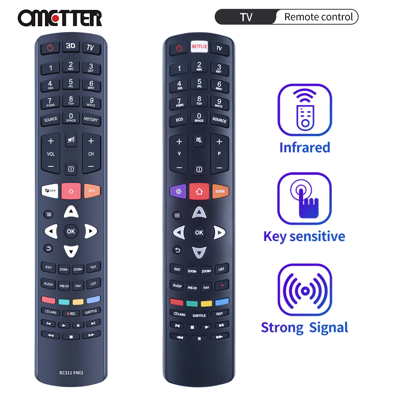 

Новый RC311 FUI2 RC311 FMI3 подходит для пульта дистанционного управления TCL TV 32P1S 43P1FS 43P10US 48P1CFS 49P1FS P10US