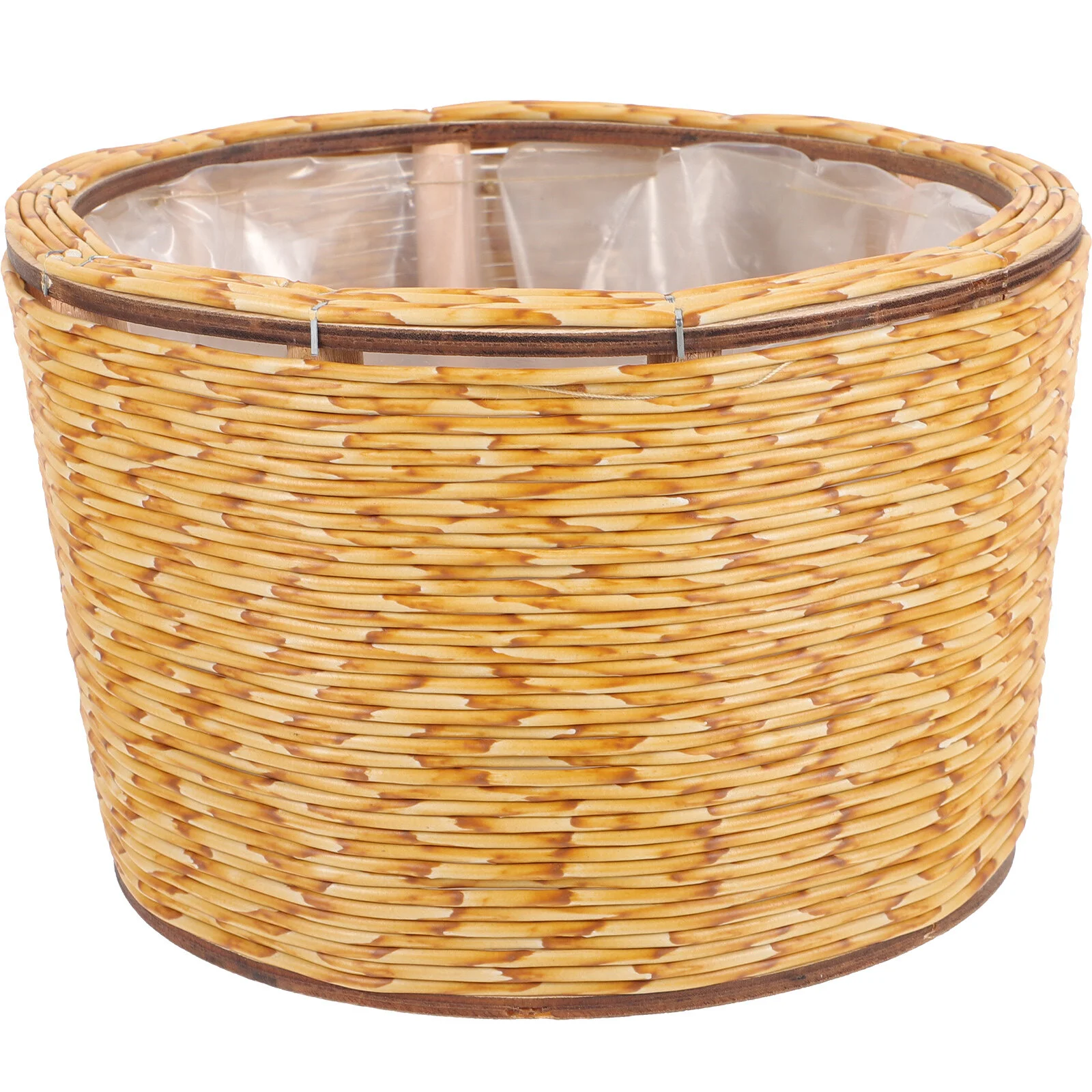 

Woven Basket Flower Planter Basket Hand Woven Basket Storage Basket for Home
