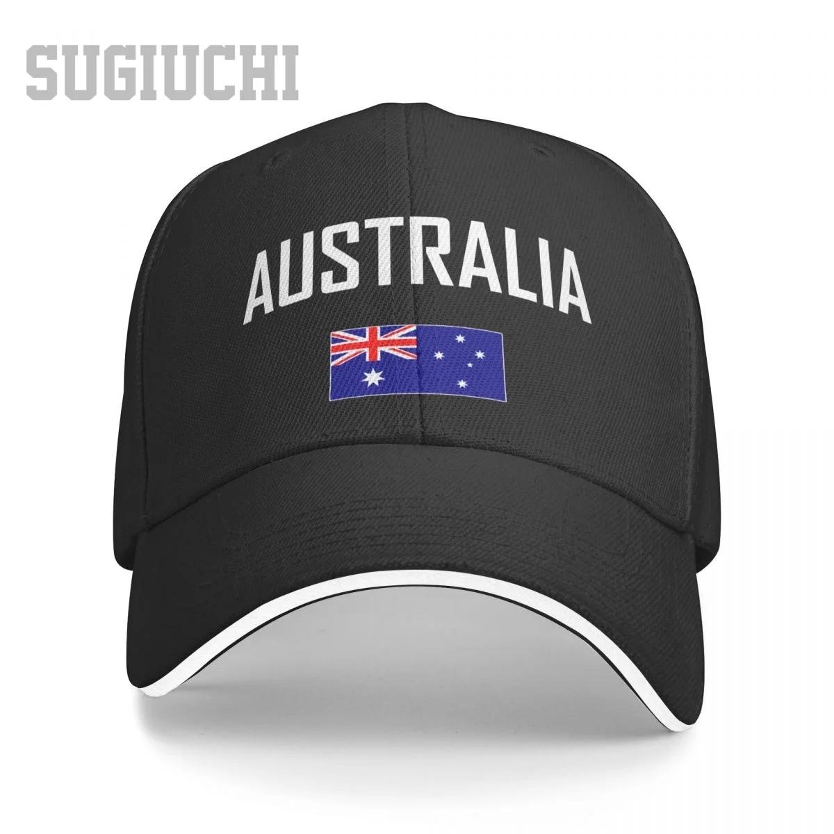 

Unisex Sandwich Australia Flag And Font Baseball Cap Men Women Hip Hop Caps Snapback Golf Hat Fishing