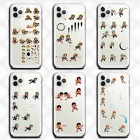 one piece roronoa zoro nami phone case clear for iphone 13 12 11 pro max mini xs 8 7 plus x se 2020 xr cover