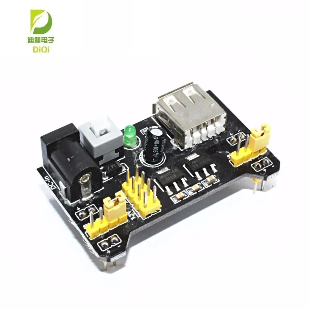 

10pcs Breadboard Power Supply Module 3.3V 5V MB102 Solderless Bread Board