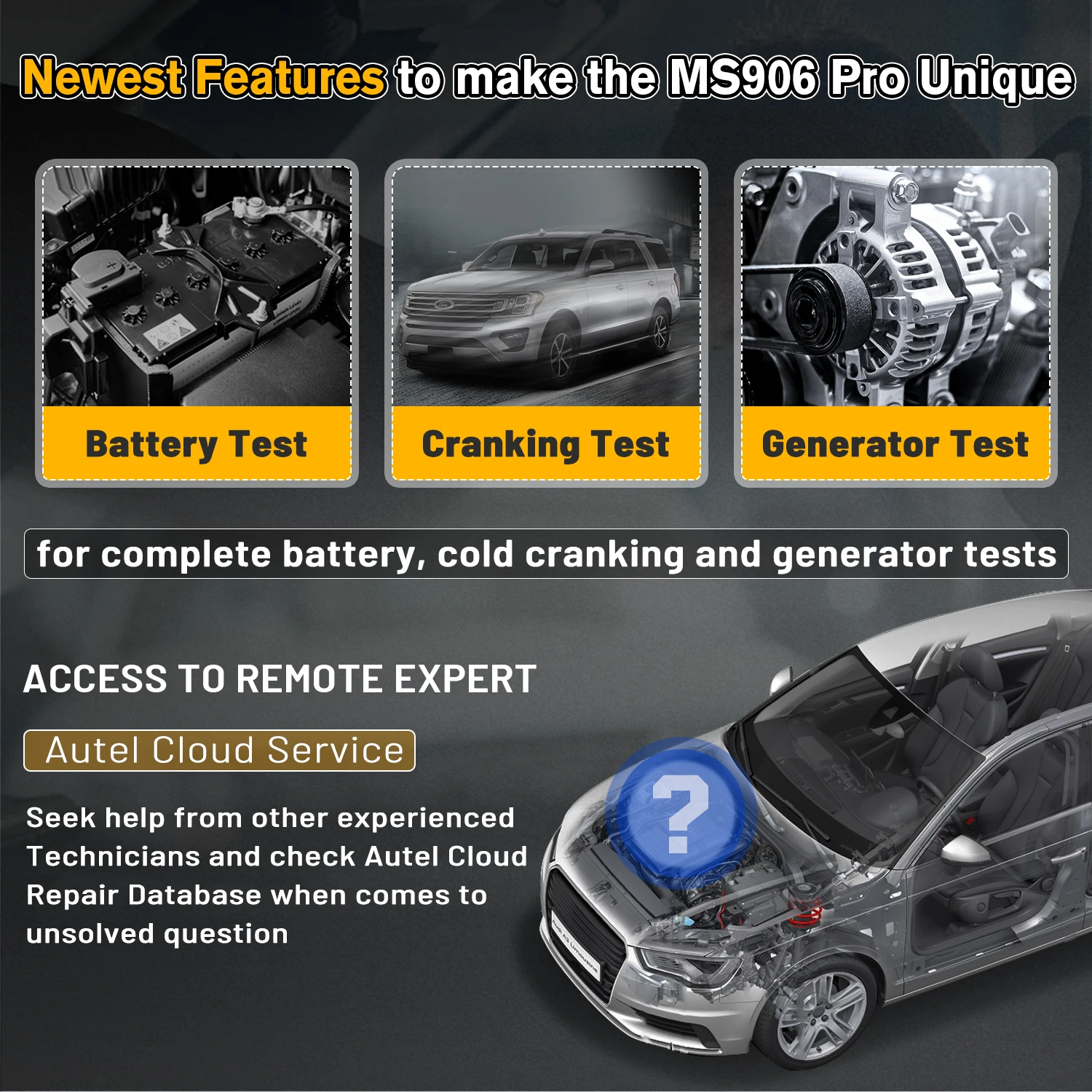 Autel MaxiSYS MS906 Pro OBD2 автомобильный сканер диагностический для кодирования ECU все