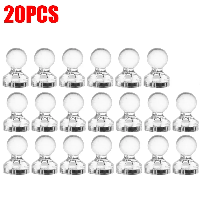 

Прозрачные магнитные кнопки 10/20/30/50/100 шт.