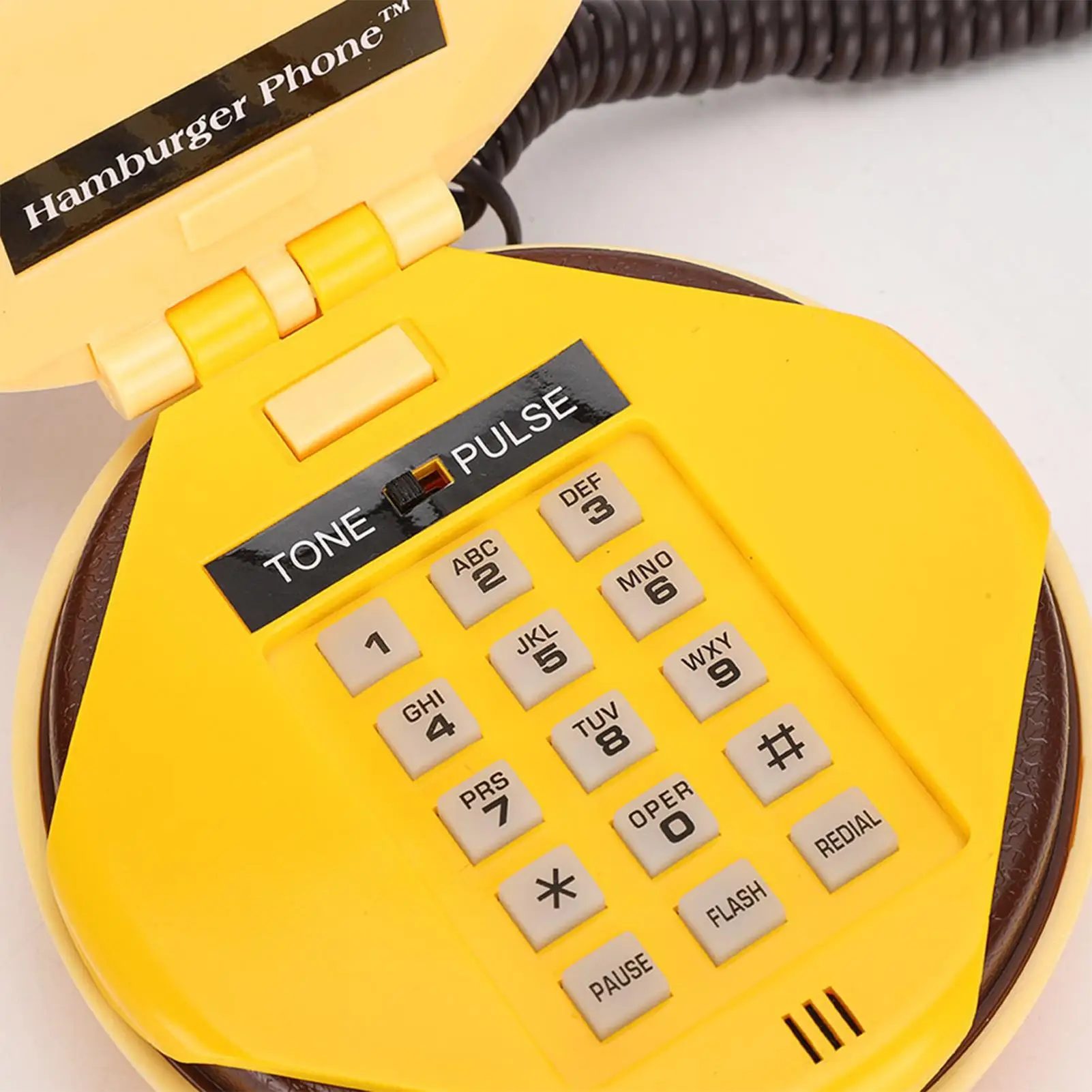 Имитационный гамбургер новинка стационарный телефон голосовой набор