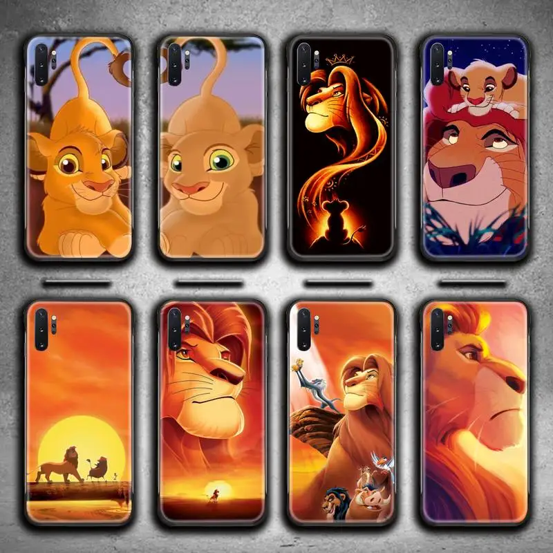 

Hakuna Matata Lion King Simba Phone Case For Samsung Galaxy Note20 ultra 7 8 9 10 Plus lite M51 M21 M31S J8 2018 Prime