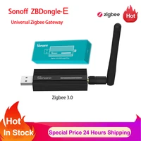 sonoff zigbee 3 0 usb dongle plus universal zigbee gateway smart home hub zigbee bridge snzb01 to snzb04 zigbee sensor zbmini