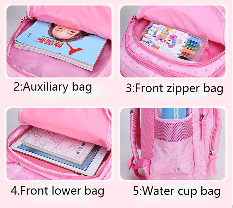 Детский Школьный рюкзак для девочек