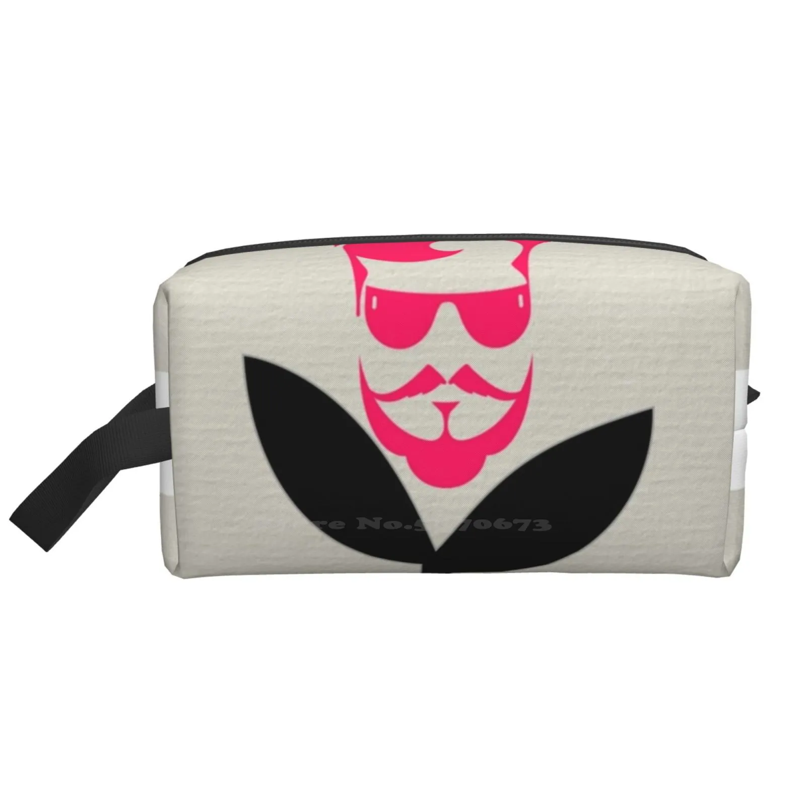 

Дорожная сумка для хранения с логотипом на голове человека, портативные цифровые мешки для ручек на молнии с одним логотипом на лицо