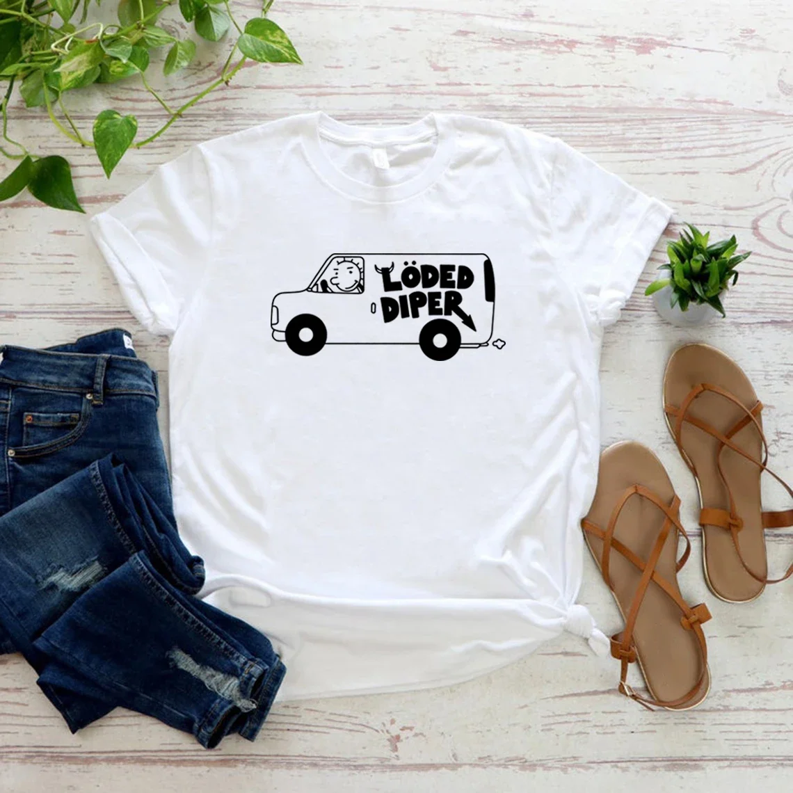Loded Diper T Shirt Rodrick Rules футболка с дневником о прохладном Детская летний топ женская