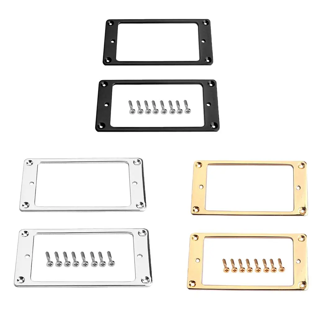 

2x Replacement Pickup Mounting Rings for LP Guitar Parts with Screw