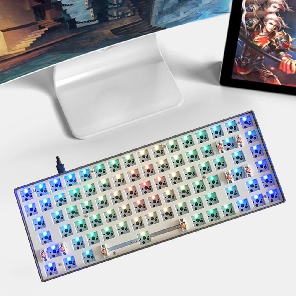 

USB-клавиатура NKRO Механическая с 84 клавишами, 20 режимов работы